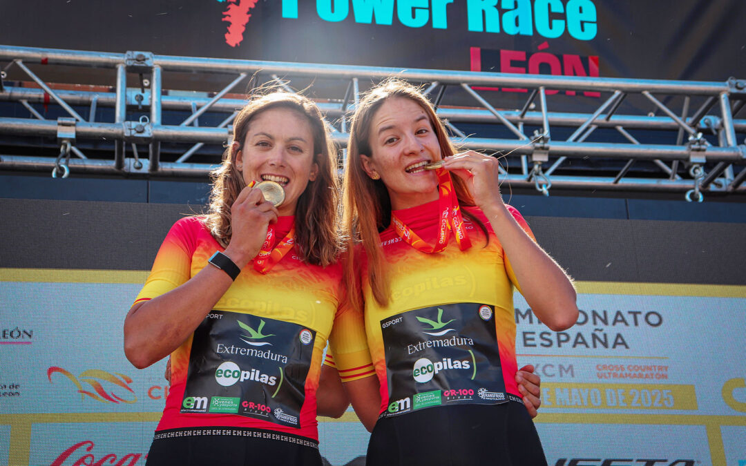 DOBLETE HISTÓRICO DEL EXTREMADURA-ECOPILAS EN EL CAMPEONATO DE ESPAÑA XCM CON NATALIA FISCHER Y MARÍA REYES MURILLO