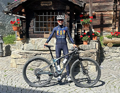 NATALIA FISCHER VELA ARMAS CON LA SELECCIÓN NACIONAL EN SUIZA DONDE DISPUTARÁ EL CAMPEONATO DEL MUNDO DE BTT MARATÓN